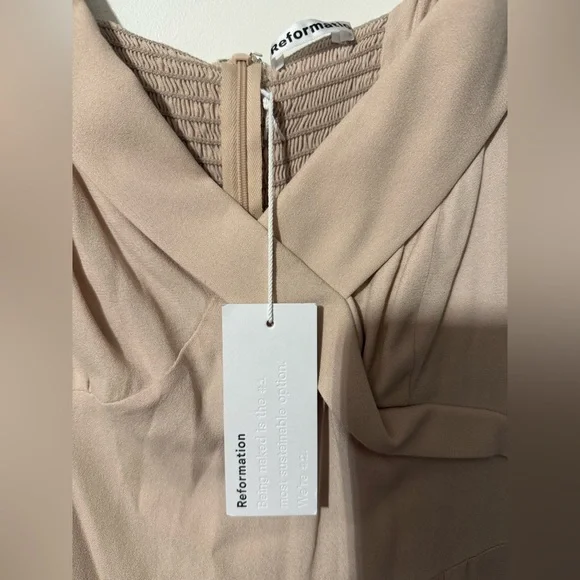 Reformation Beige Evening Gown - Picture 5 of 8